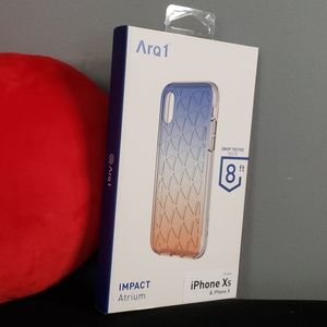 ArQ1 apple iPhone Xs X ombre phone case